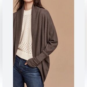 🤎 🍁 Aritzia Wilfred Diderot Cocoon Cardigan Sweater Oversized XS EUC Minimalist